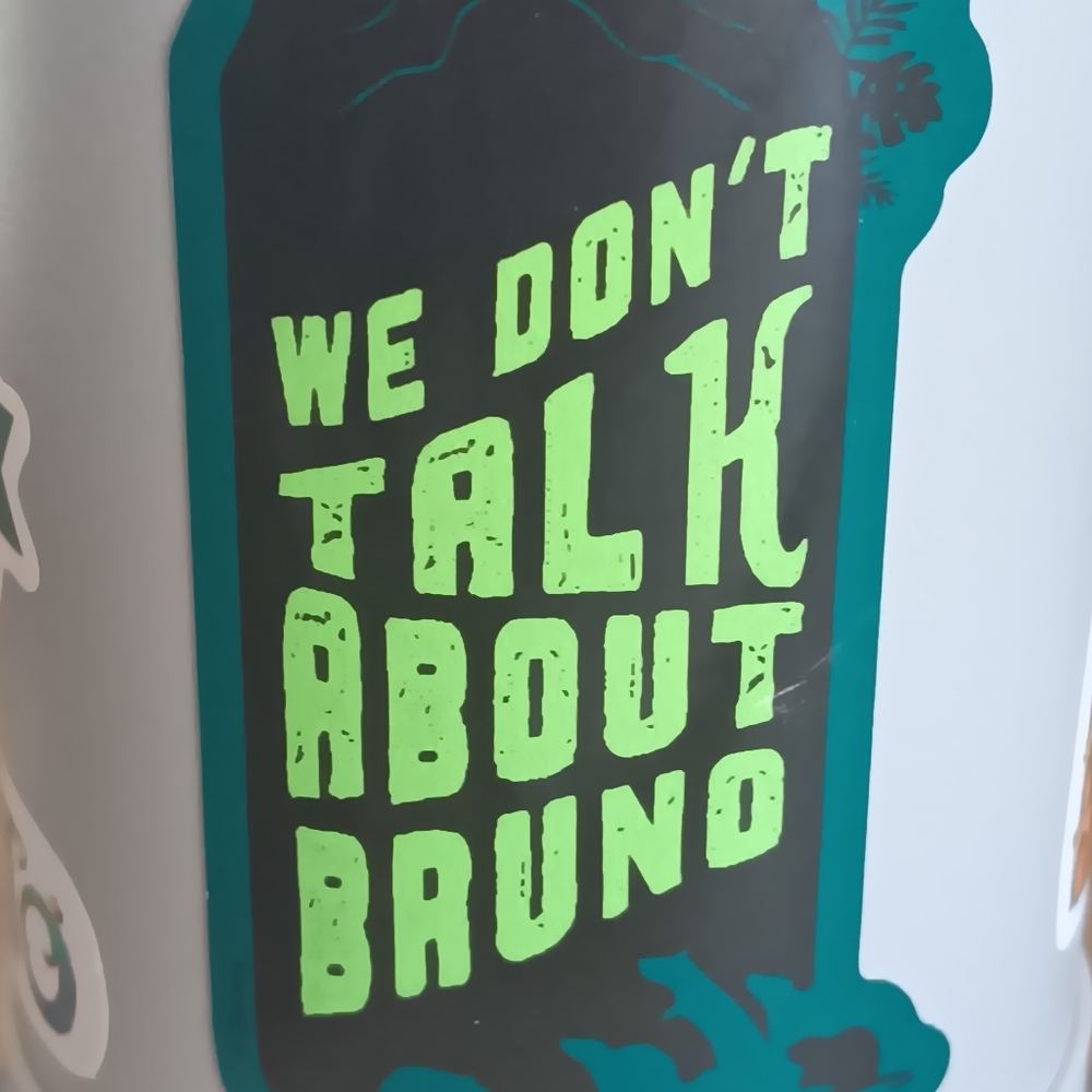 Green and Black 'We Don't Talk About Bruno' Sticker